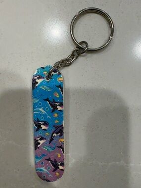 Lisa Frank Keychain Nail File